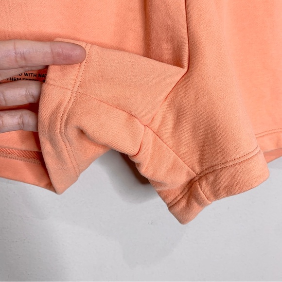 Pangaia 365 Midweight Set: Crew Sweatshirt & Shorts (Sz S/XS) Peach Perfect - Picture 13 of 16